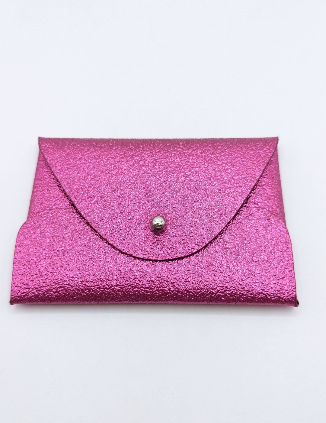 Porte-cartes Rose pailleté