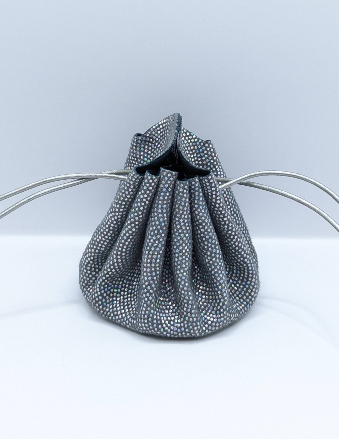 Grande bourse Argenté Pailleté