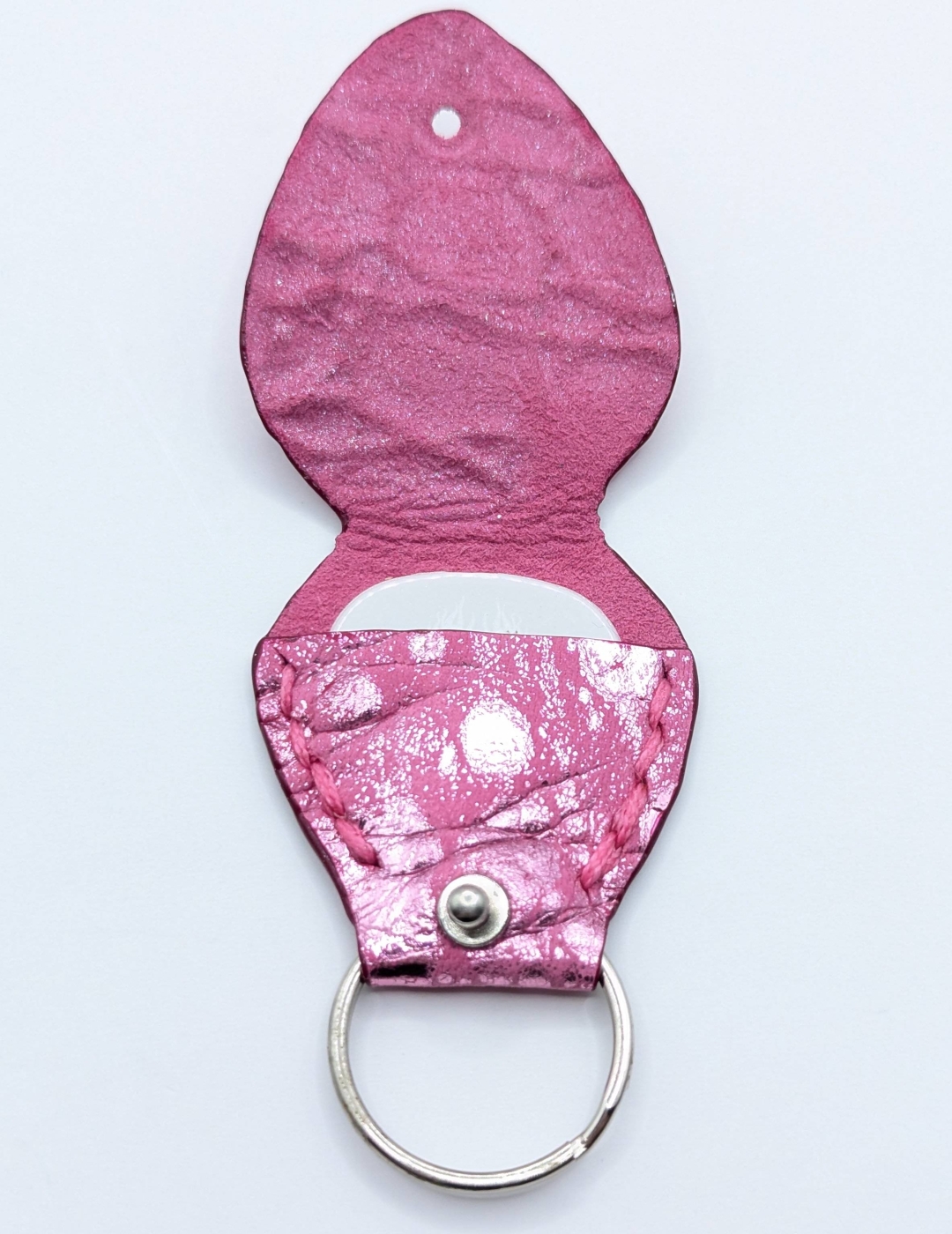 Étui à médiator Rose Barbie métallisé