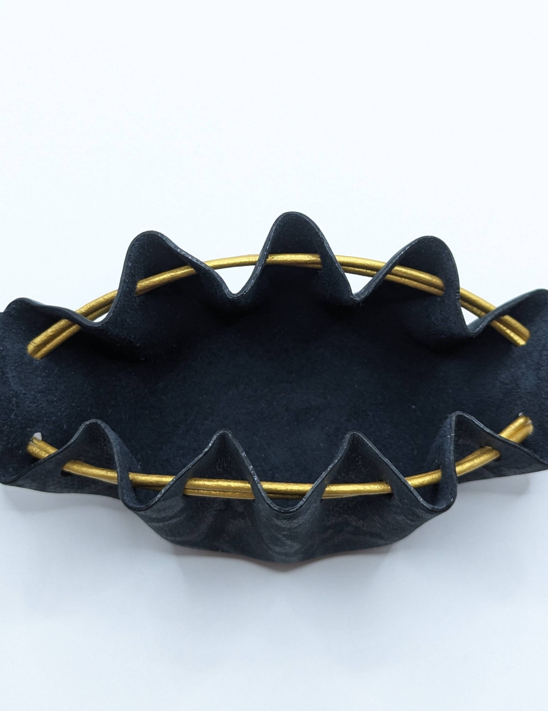 Petite bourse Noir Motif léopard