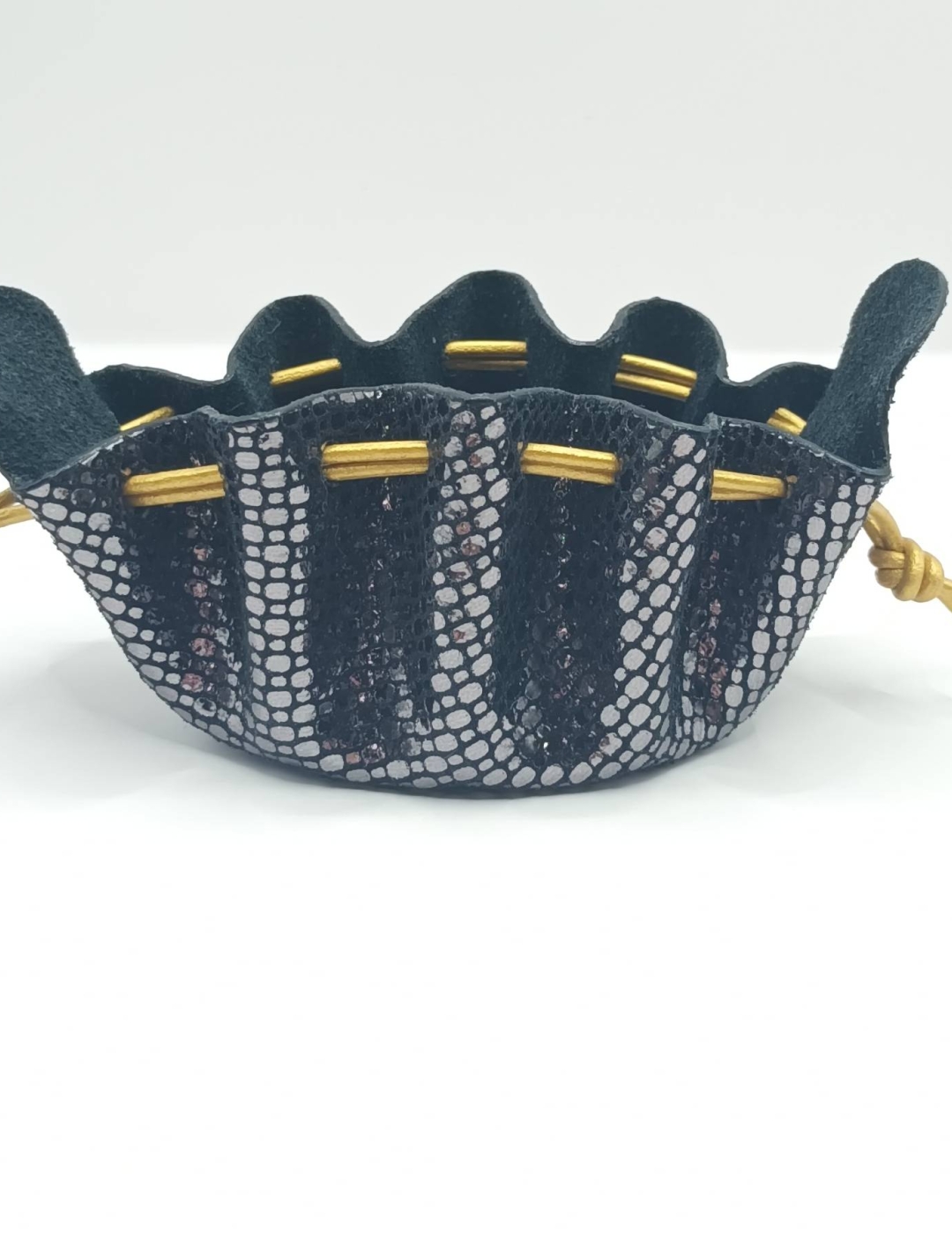 Petite bourse Noir A grosses paillettes