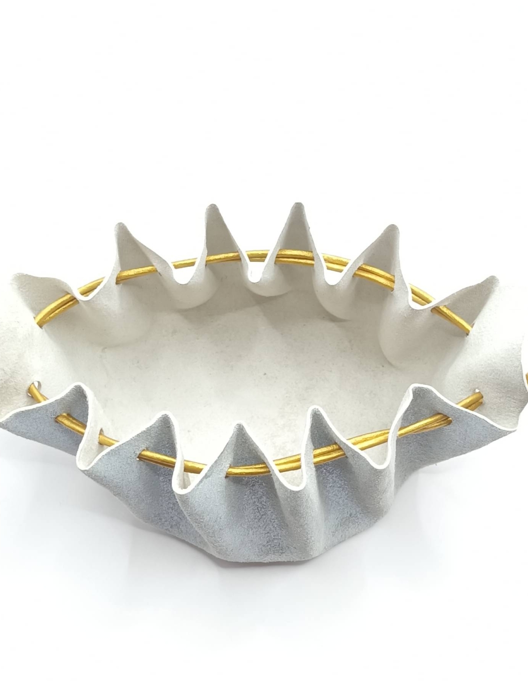 Grande bourse Blanc argenté Pailleté