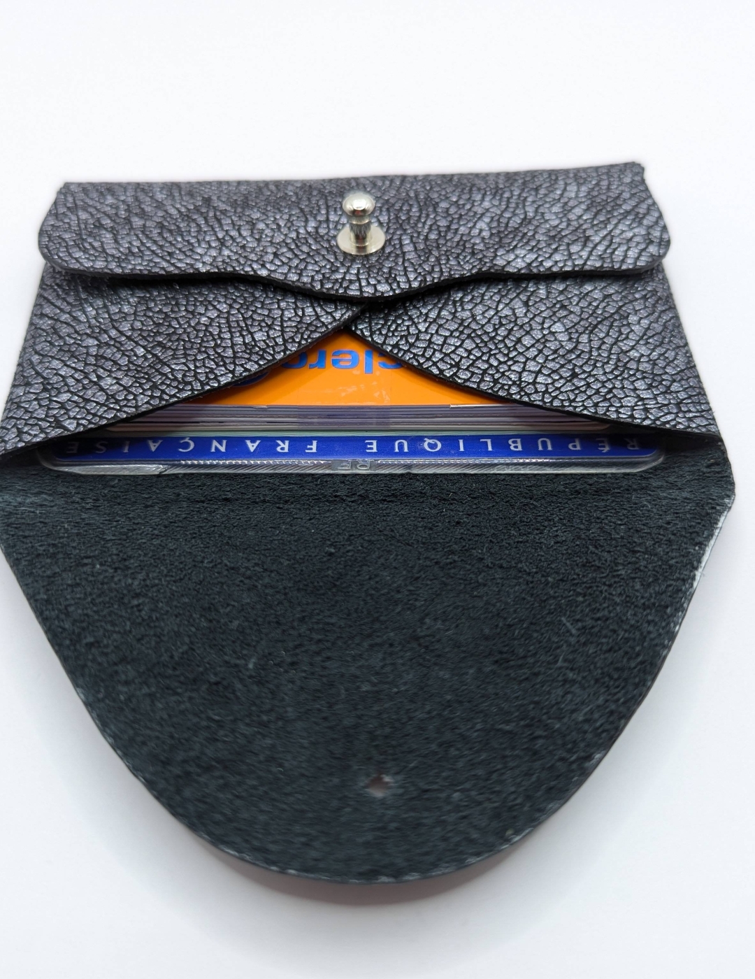 Porte-cartes Noir effet petite mosaïque