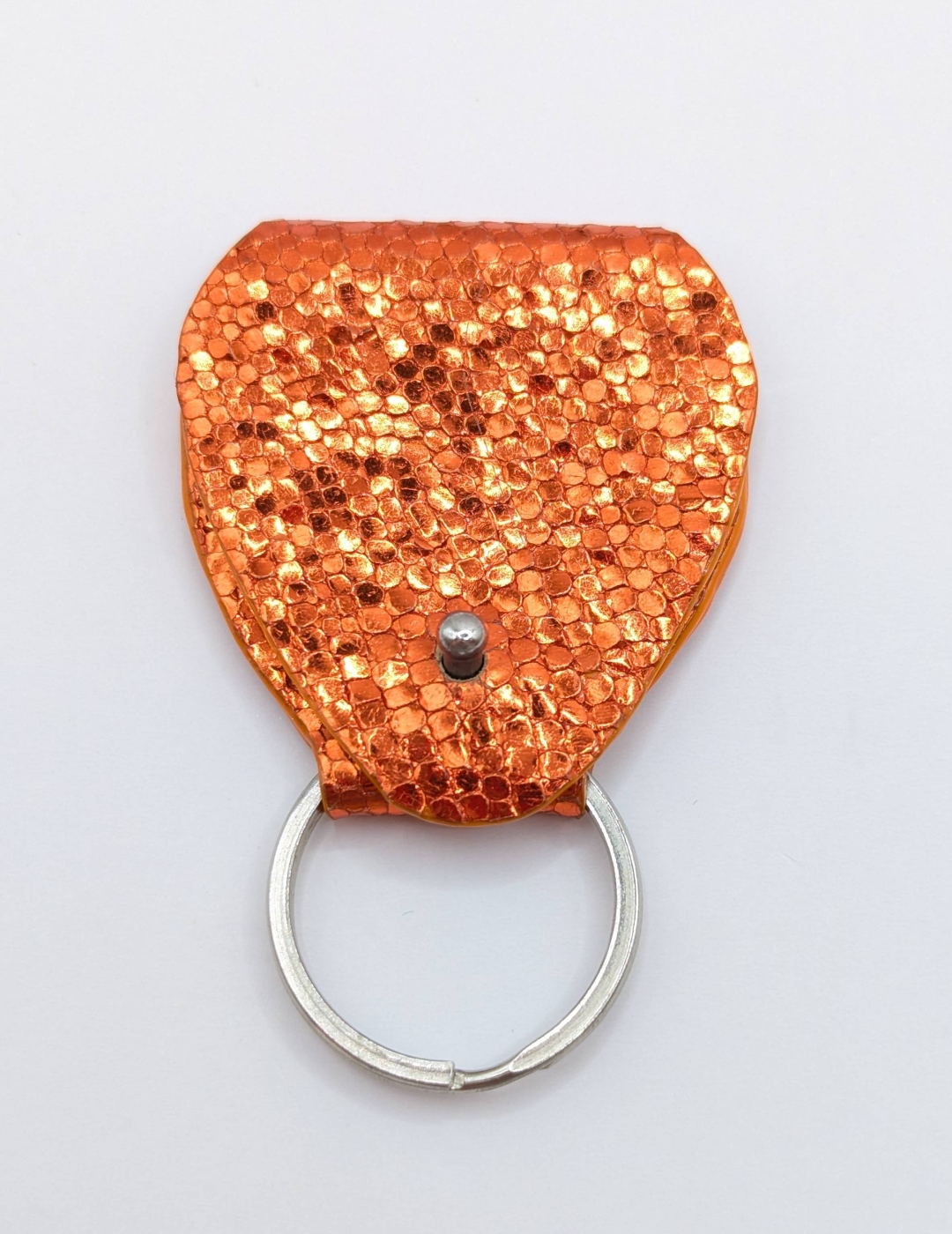 Étui à médiator Orange pailleté