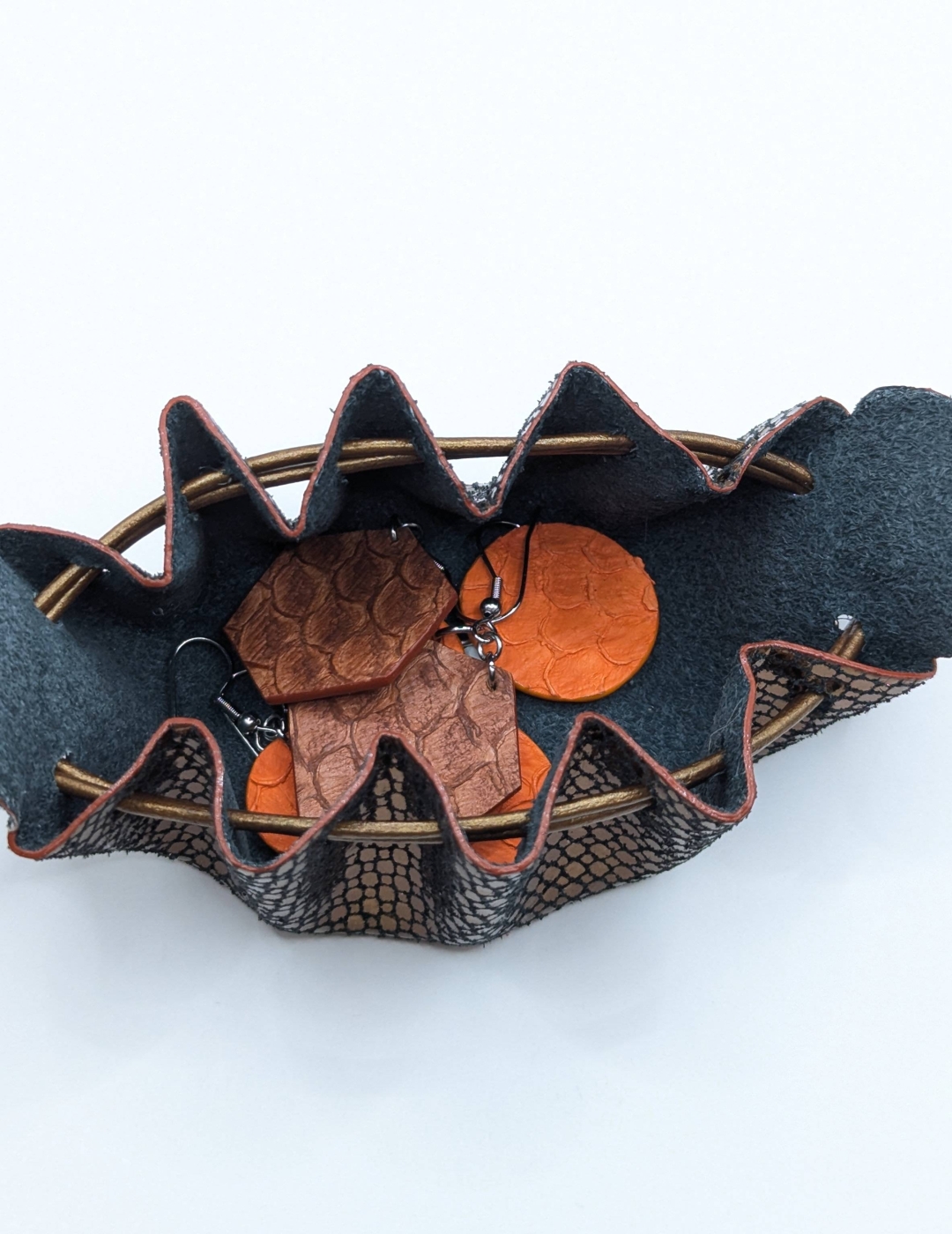 Petite bourse Bronze A grosses paillettes