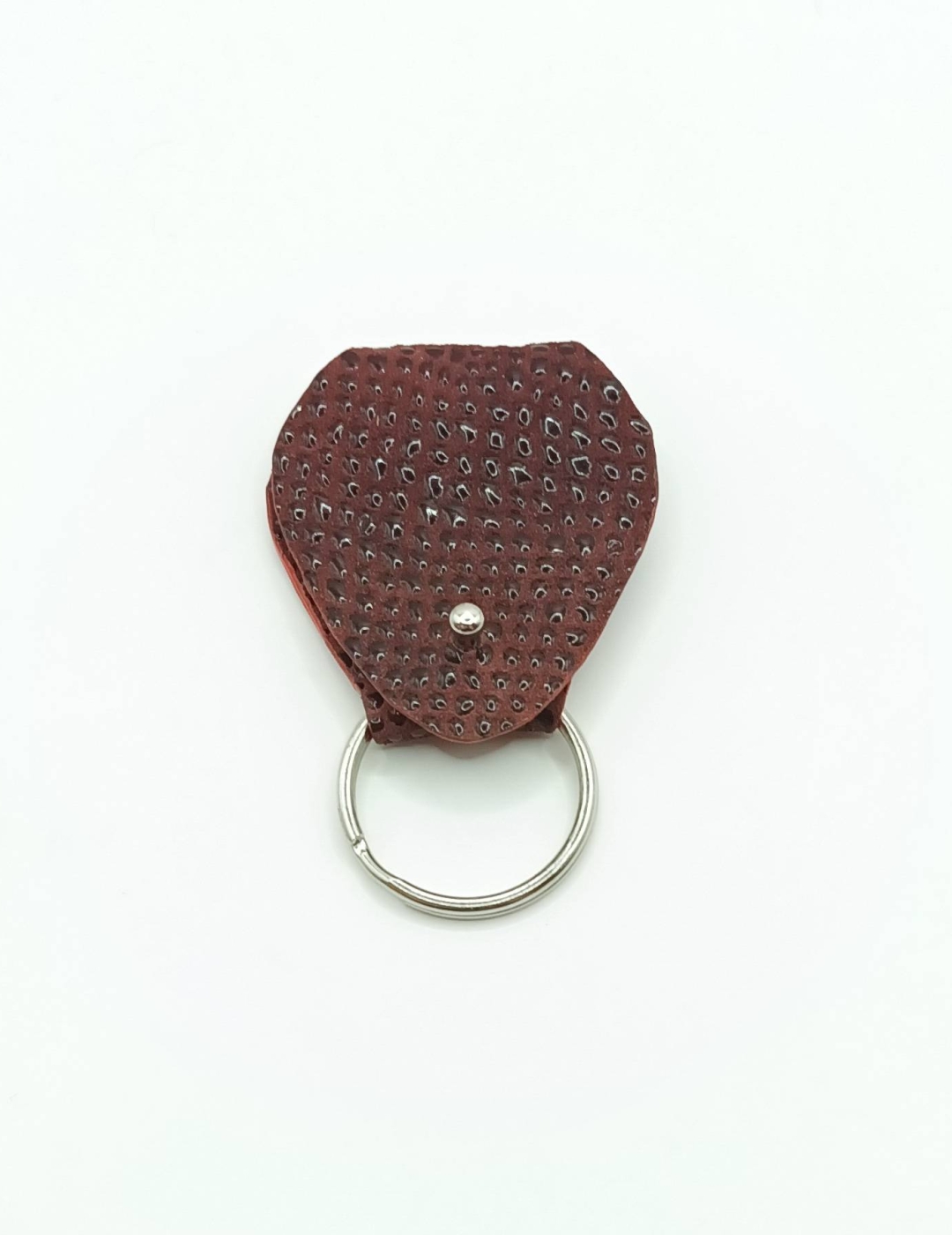 Étui à médiator Rouge foncé à points noir