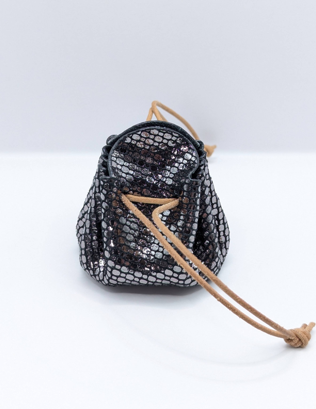 Petite bourse Noir A grosses paillettes