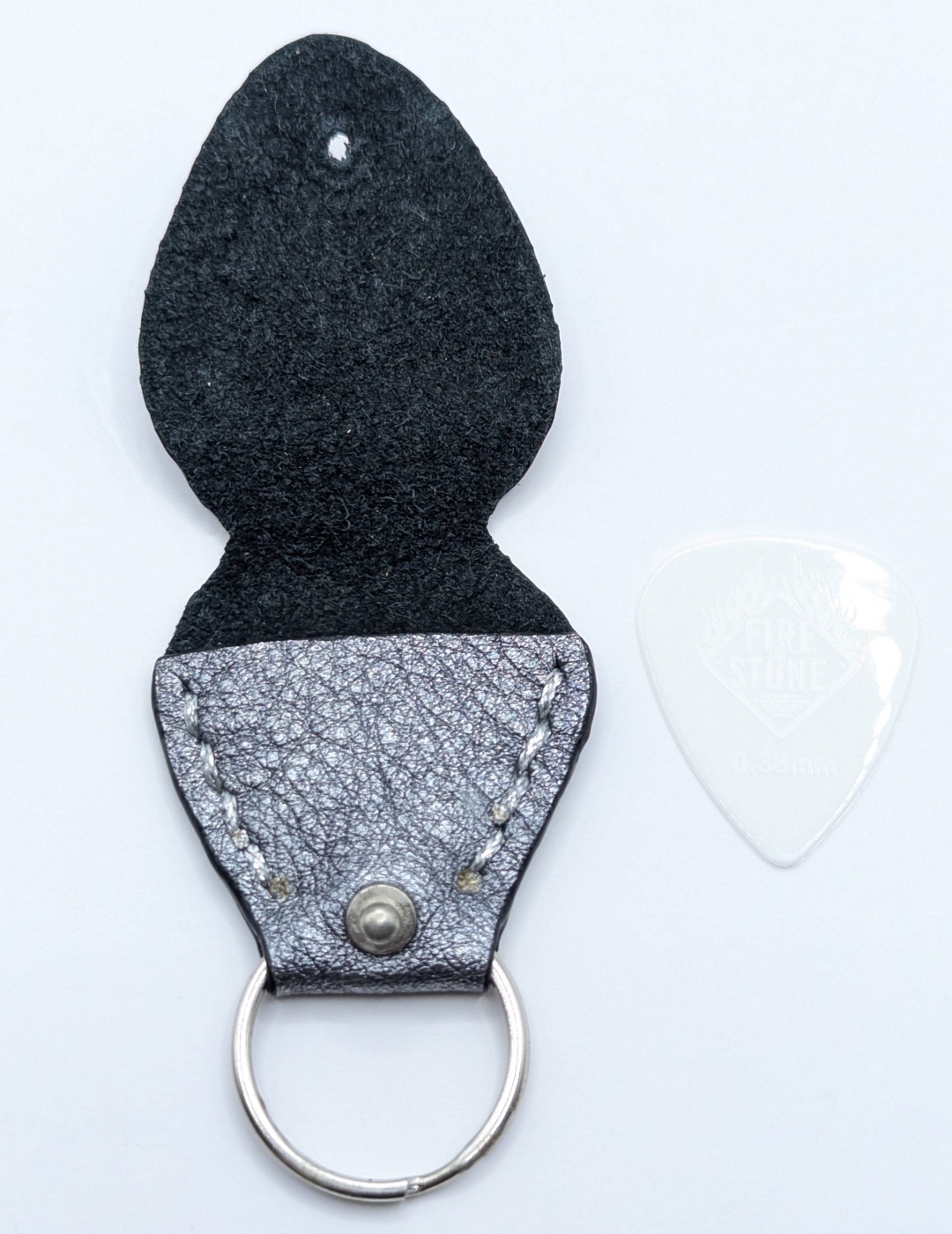 Étui à médiator Argent foncé