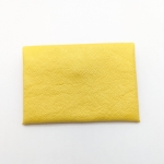 Porte-cartes Jaune grainé