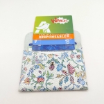 Porte-cartes Blanc à fleurs style gaudì