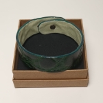 Bracelet effet crocodile vert foncé