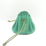 Grande bourse Vert Perlé