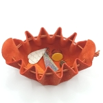 Grande bourse Orange Perlé