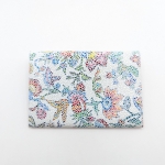 Porte-cartes Blanc à fleurs style gaudì