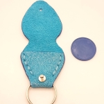 Étui à médiator Bleu pailleté