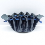 Grande bourse Bleu foncé Vernis