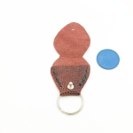 Étui à médiator Rouge foncé à points noir