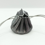 Petite bourse Argenté foncé Pailleté