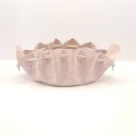 Grande bourse Rose clair Effet dentelle