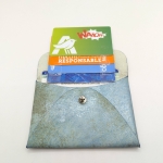 Porte-cartes Bleu gris