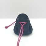 Petite bourse Bordeaux Pailleté rose