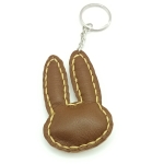 Porte-clés lapin chocolat et crème