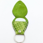 Étui à médiator Vert vichy