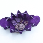 Petite bourse Violet Perlé