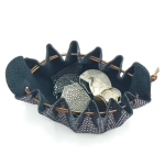 Grande bourse Noir A grosses paillettes