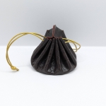 Grande bourse Marron foncé Imitation crocodile