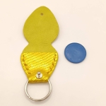 Étui à médiator Jaune doré métallisé