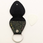 Étui à médiator Noir pailleté