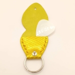 Étui à médiator Jaune doré métallisé