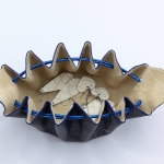 Grande bourse Bleu nuancé