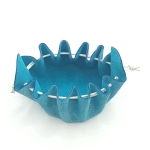 Grande bourse Bleu Pailleté