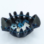 Grande bourse Bleu pétrole