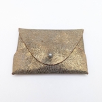 Porte-cartes Bronze pailleté