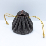 Grande bourse Marron foncé Motif léopard