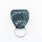 Étui à médiator Vert imitation serpent