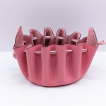 Grande bourse Rose bonbon Grainé