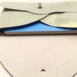 Porte-cartes Irisé vert d’eau