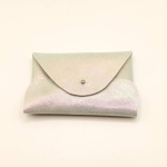 Porte-cartes Irisé vert d’eau