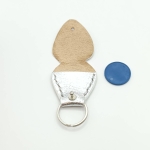 Étui à médiator Argenté grainé