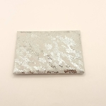 Porte-cartes Zébré argenté