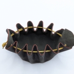 Grande bourse Marron foncé Motif léopard