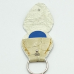 Étui à médiator Beige imitation crocodile