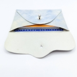 Porte-cartes Argenté bleu