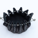 Grande bourse Noir A grosses paillettes