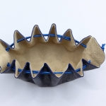 Grande bourse Bleu nuancé