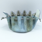 Grande bourse Bleu clair nuancé gris